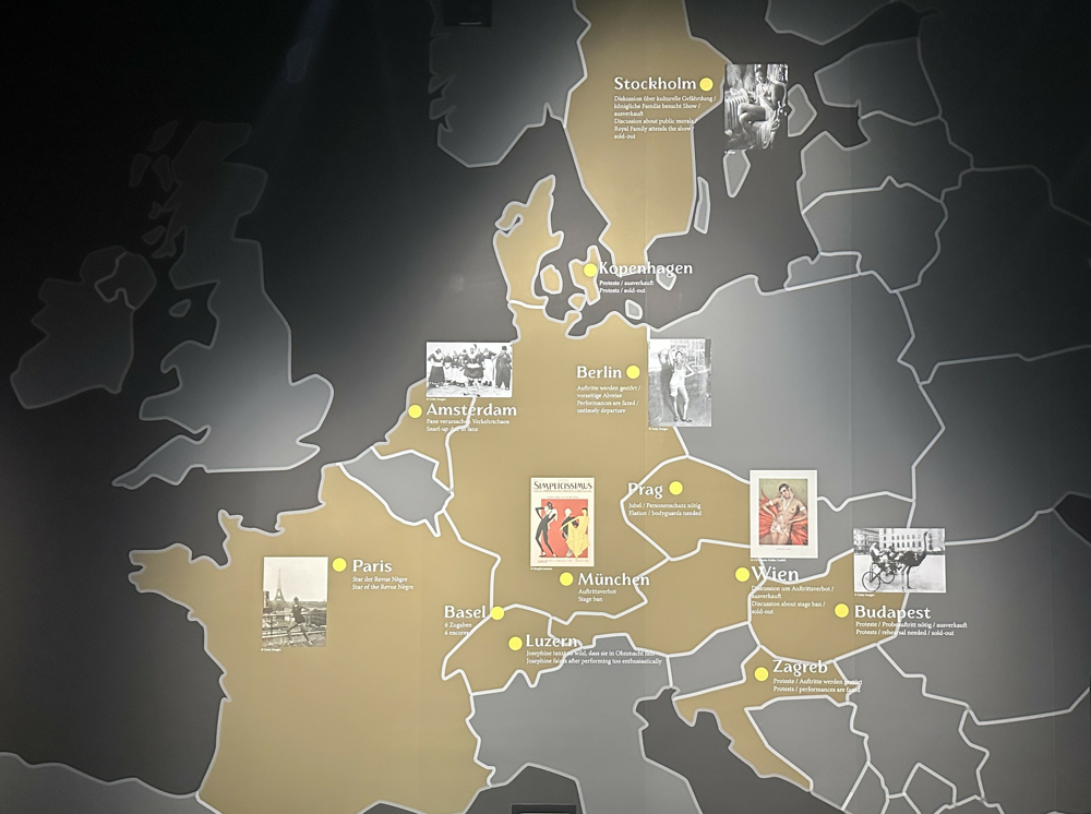IZLOŽBA O JOSEPHINE BAKER U LINZU, gostovanja po Europi