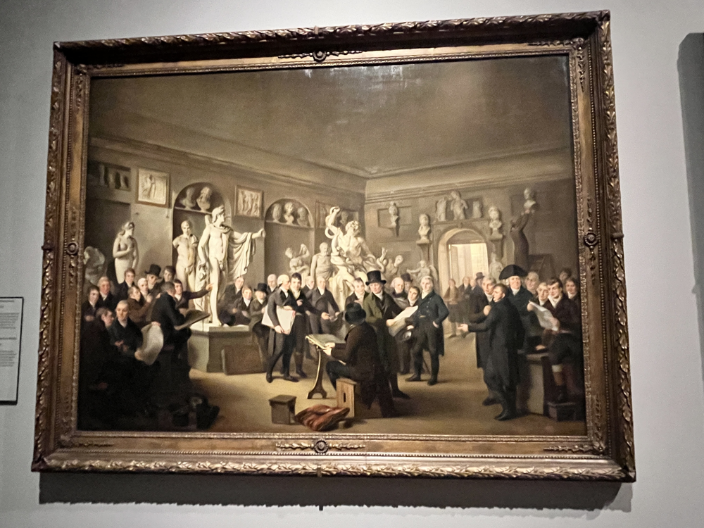 Galerija kipova Društva Felix Meritis Amsterdam, 18. stoljeće