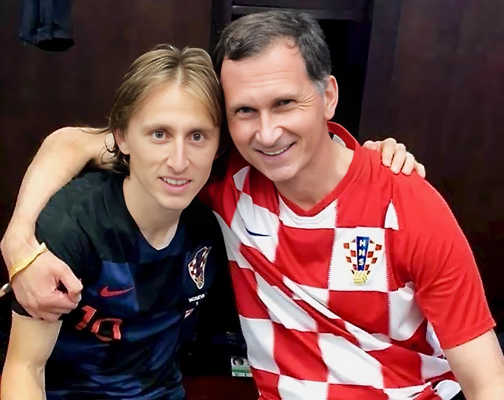 Luka Modrić i Dragan Primorac