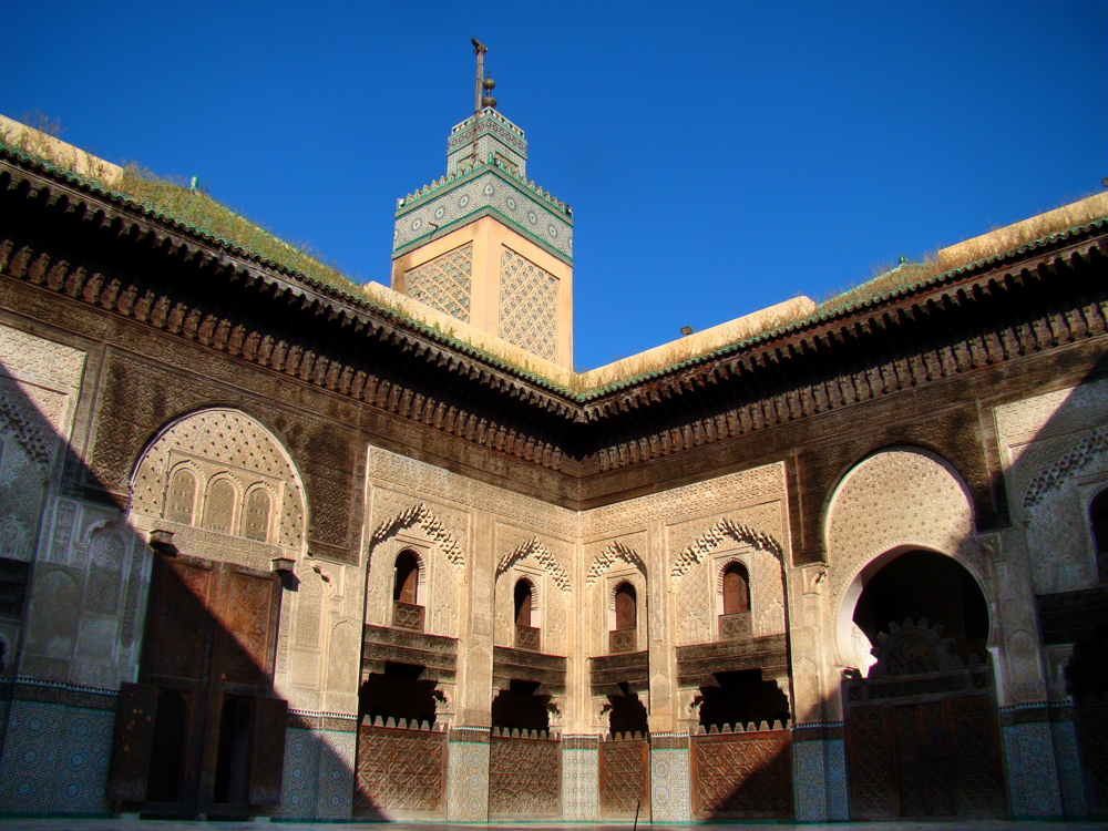 FEZ MAROKO  Bou_Inania_Madrasa