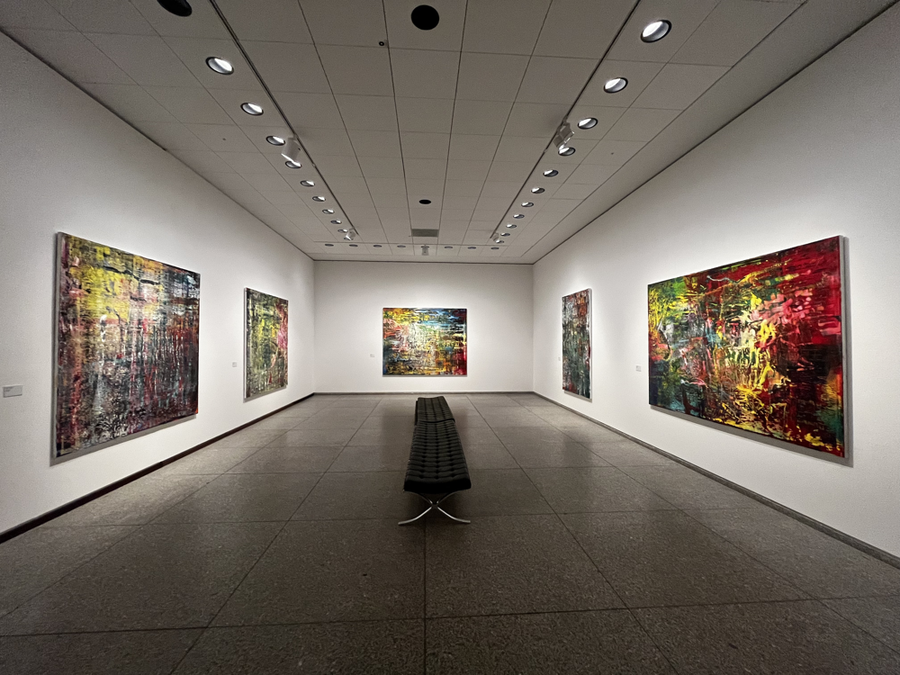 BERLIN, STUDENI 2025. Neue Nationalgalerie u Berlinu - GERHARD RICHTERR, 100 RADOVA ZA BERLIN