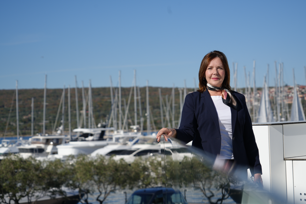 Renata Marević, predsjednica Udruženja nautičkog turizma HGK i Grupacije marina HGK