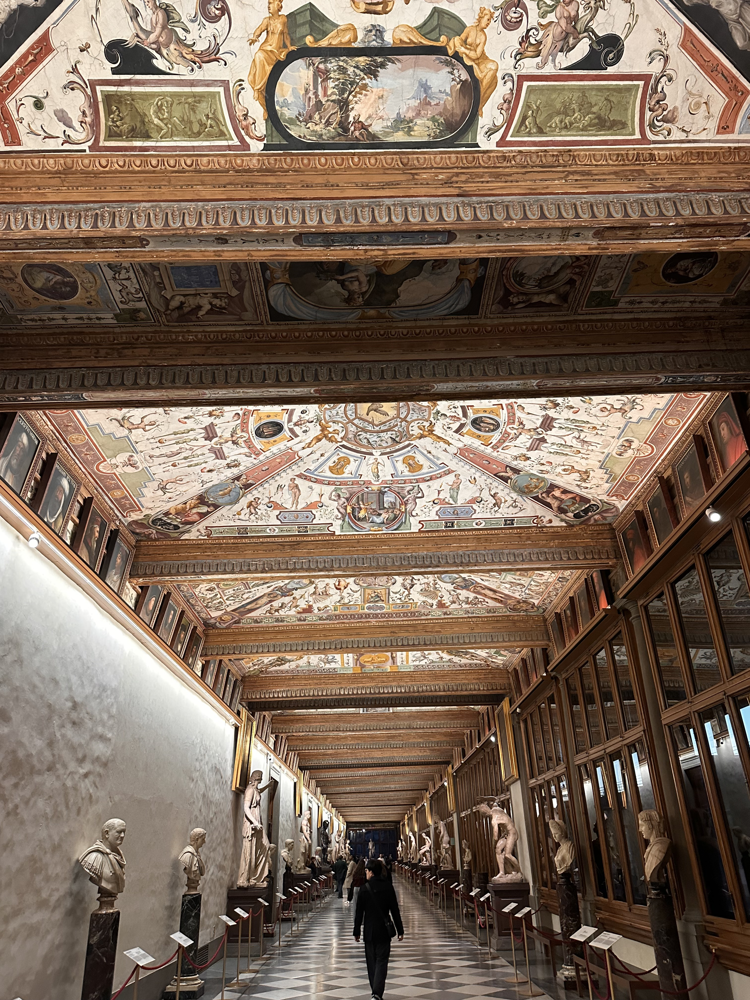 FIRENCA, SANDRA USKOKOVIĆ, pogled na hodnike