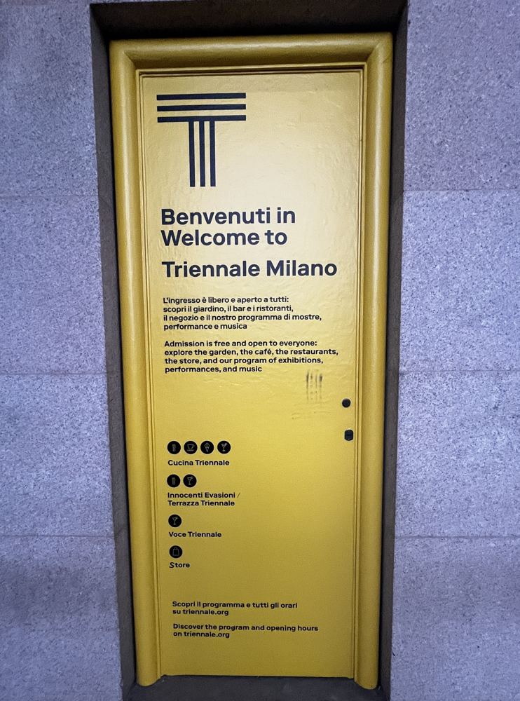 TRIENALE MILANO, SIJEČANJ 2026.
