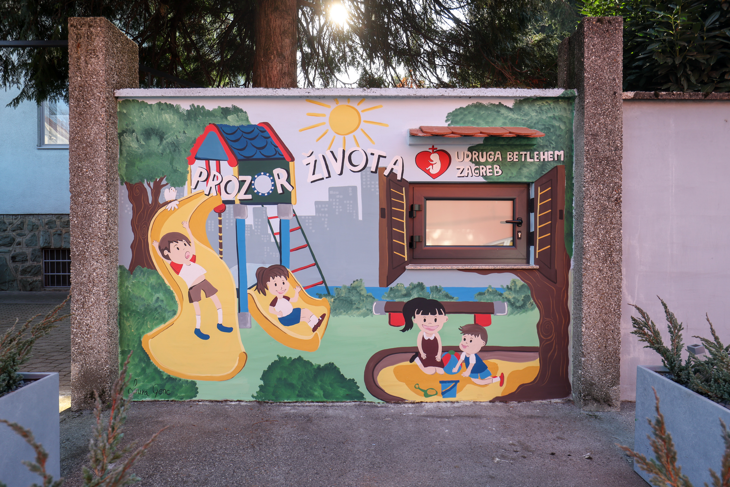 "Prozor života" Udruge Betlehem Zagreb (Foto Igor Kralj/PIXSELL)