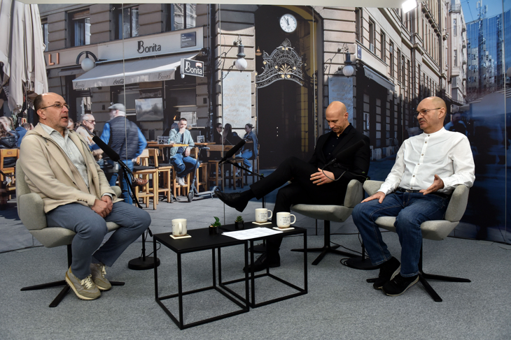 Krešimir Macan, Igor Metelko i Goran Aleksić (Foto Davor KOVAČEVIĆ)