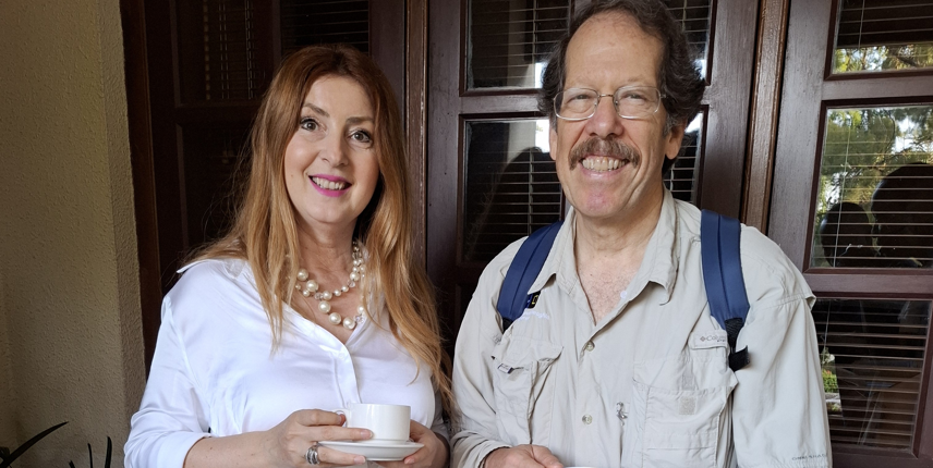 Ina Stašević i prof.  Paul Arthur Berkman