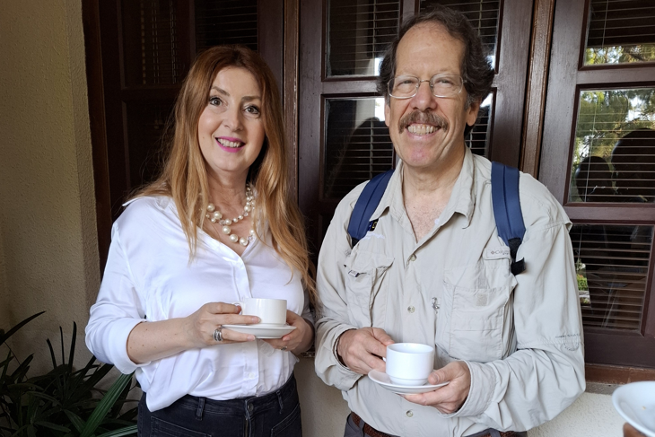 Ina Stašević i prof.  Paul Arthur Berkman