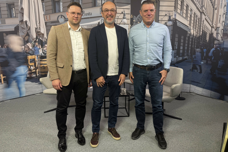 Dominik Vukojević, Krešimir Macan i Marko Emer (Foto Manjgjura)