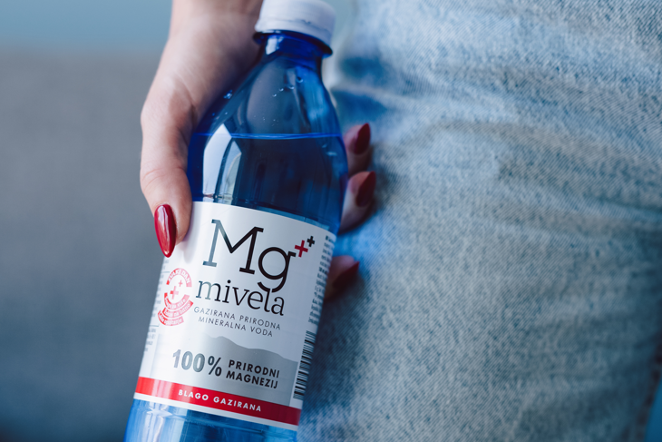 Mg Mivela  sadrži 343 mg magnezija po litri