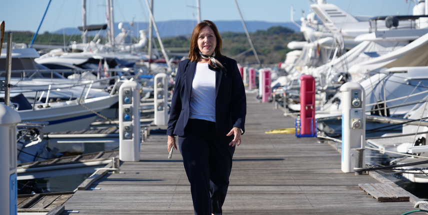  Renata Marević, novoizabrana predsjednica Udruženja nautičkog turizma HGK-a i Grupacije marina HGK-a