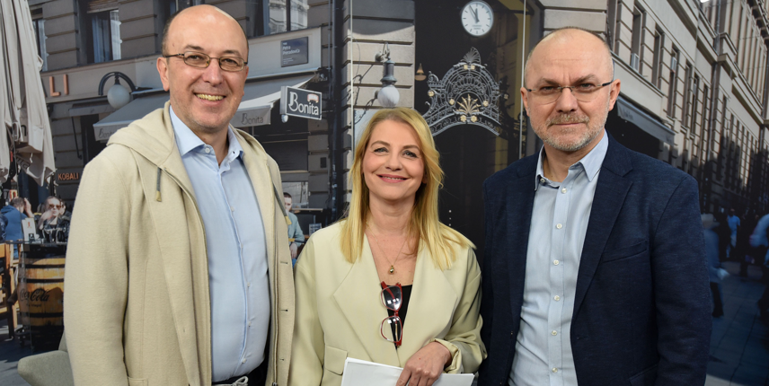 Krešimir Macan, Tihana Tomičić i Dragan Bagić (Foto Davor KOVAČEVIĆ) Krešimir Macan, Tihana Tomičić i Dragan Bagić (Foto Davor KOVAČEVIĆ)