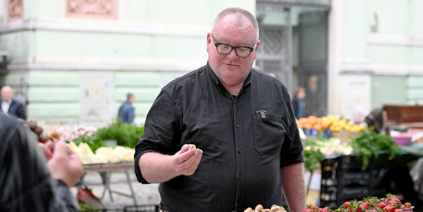 Paul Bradbury na riječkoj placi (Foto Vedran KARUZA)
