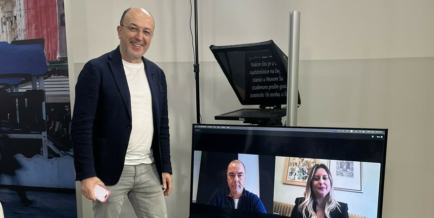 Krešimir Macan, Goran Ješić i Aleksandra Jerkov (foto: Mangjura)