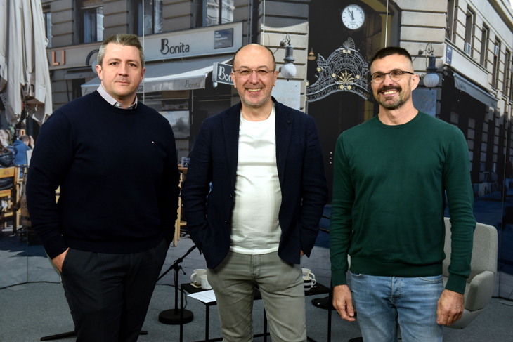 Marko Bogdan, Krešimir Macan i Toni Milun (foto: Davor Kovačević)