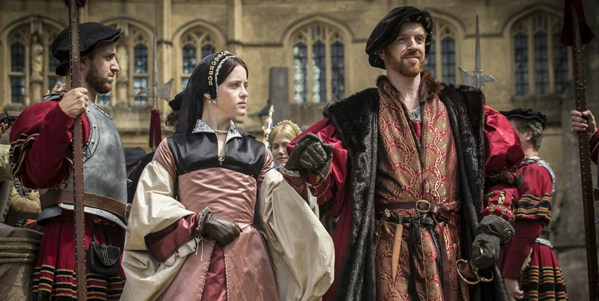 Anne Boleyn (Claire Foy) i kralj Henrik VIII. (Damian Lewis) u seriji "Wolf Hall" (foto: Ed Miller / Company Pictures/Playground Ente)