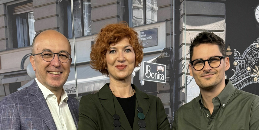 Krešimir Macan u Špici je ugostio prof. dr. Marijanu Grbešu i Mara Alavanju (foto: Mangjura)
