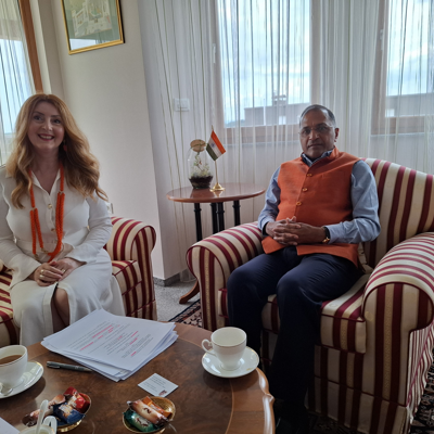 Ina Stašević i nj. eksc. Arun Goel