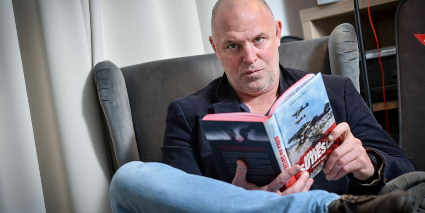Šimun Cimerman, autor knjige Bitka na Sutjesci pakao u raju (Snimio Saša Zinajan)