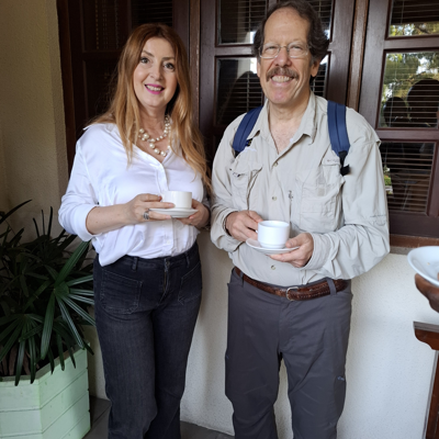 Ina Stašević i prof.  Paul Arthur Berkman